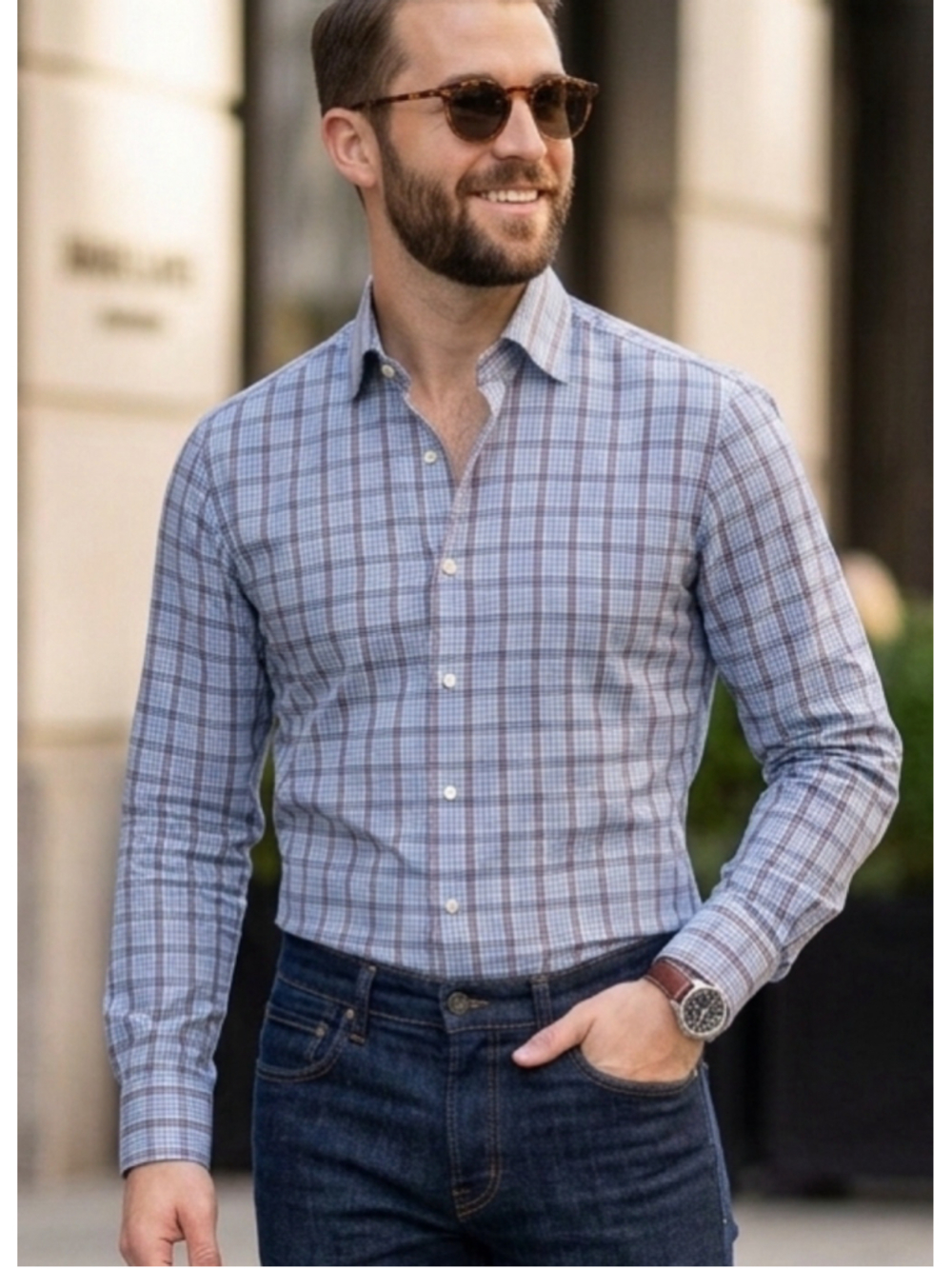 Banana Republic Mens Plaid Shirt Soft Boy Light Academía Preppy Gingham
S1803